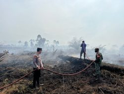 Polres Aceh Selatan Selidiki Kebakaran Hutan & Lahan Bakongan