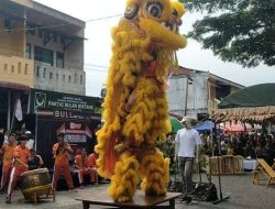 Atraksi Barongsai Meriahkan HUT RI ke-80 di Aceh Barat